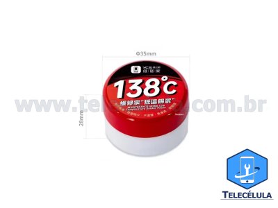 SOLDA EM PASTA YCS YANG 138 GRAUS REBALLING ALTA PERFORMACE - 50 GRAMAS SN PB AG